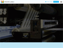 Tablet Screenshot of missionlabels.co.uk